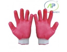Găng tay len phủ nhựa đỏ (phủ 2 mặt) 50g
